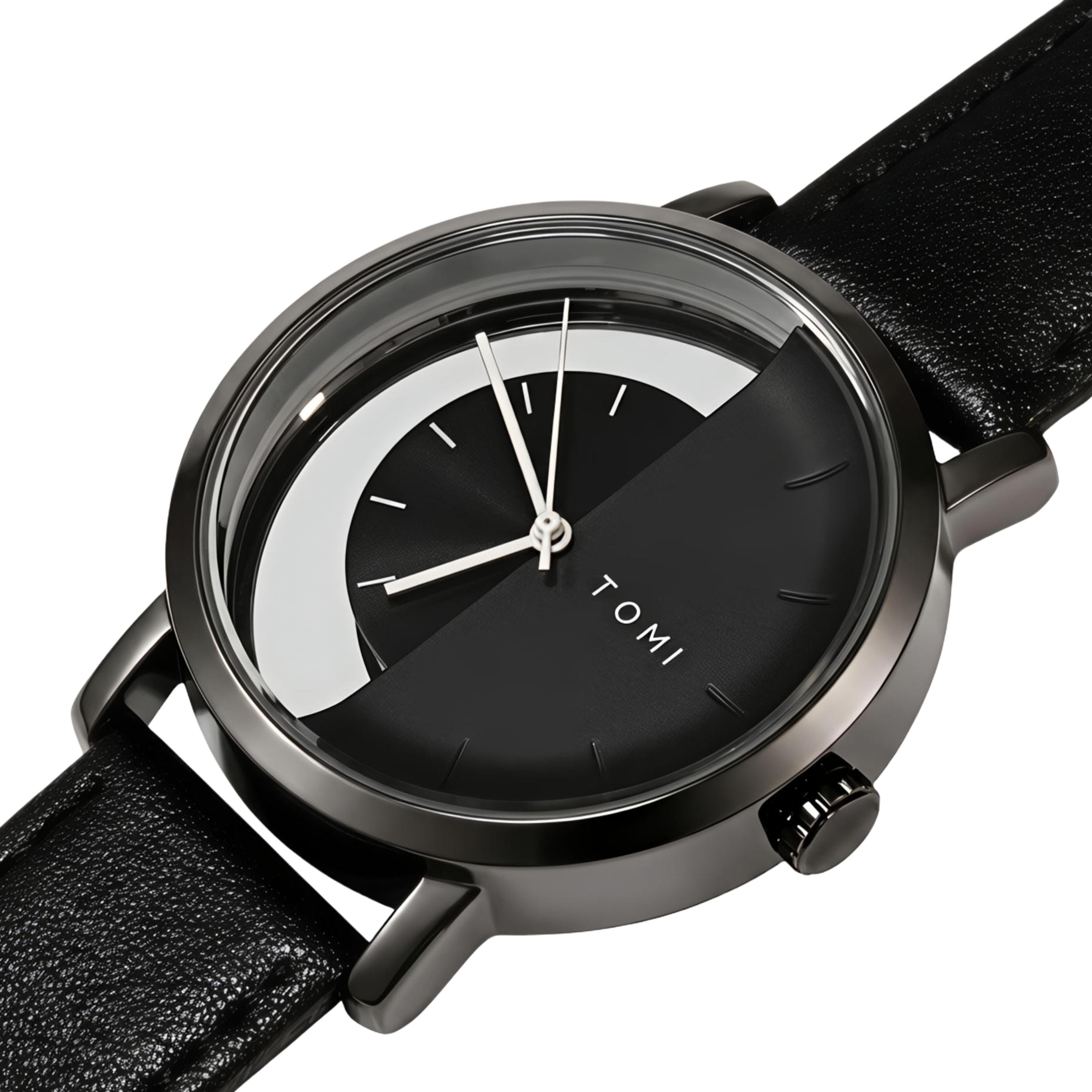 Чоловічий годинник Tomi Brand Tomi Gentleman 2449, чорний, 42 мм — фото 1