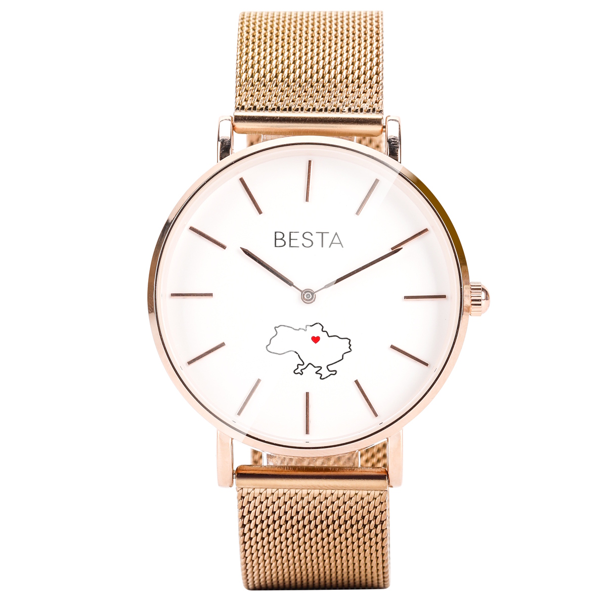 Годинник Besta Love UA Rosegold з японським кварцовим механізмом