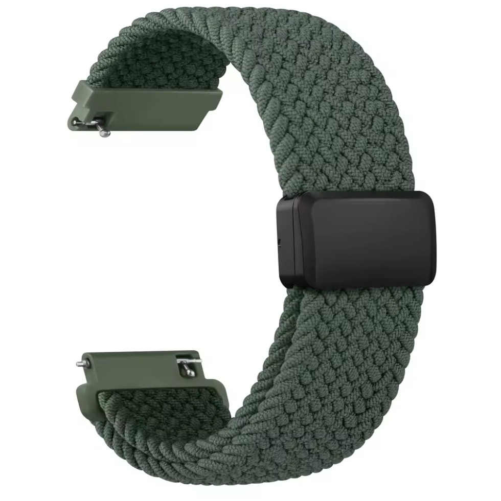 UWatch Gravy Green 22 мм нейлоновий ремінець для годинника, зелений — фото 1