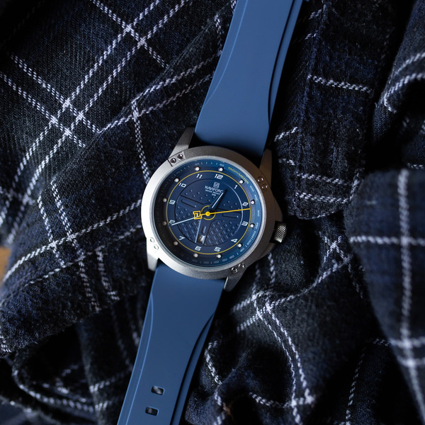 Чоловічий годинник Naviforce Lagune 1559 з темно-синім циферблатом — фото 6