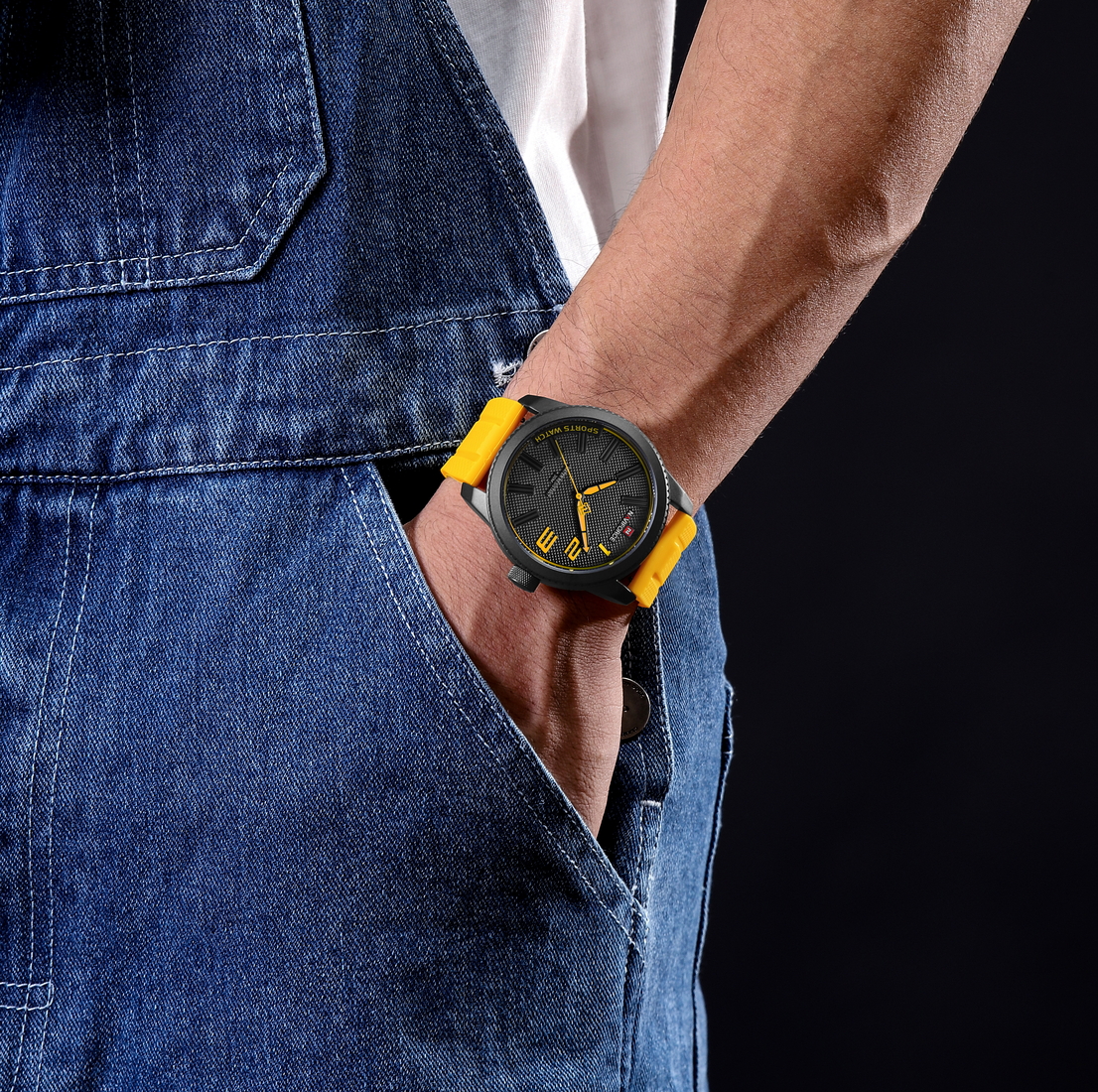 Чоловічий годинник Naviforce Kvantum 1300 з японським кварцовим механізмом Seiko — фото 4