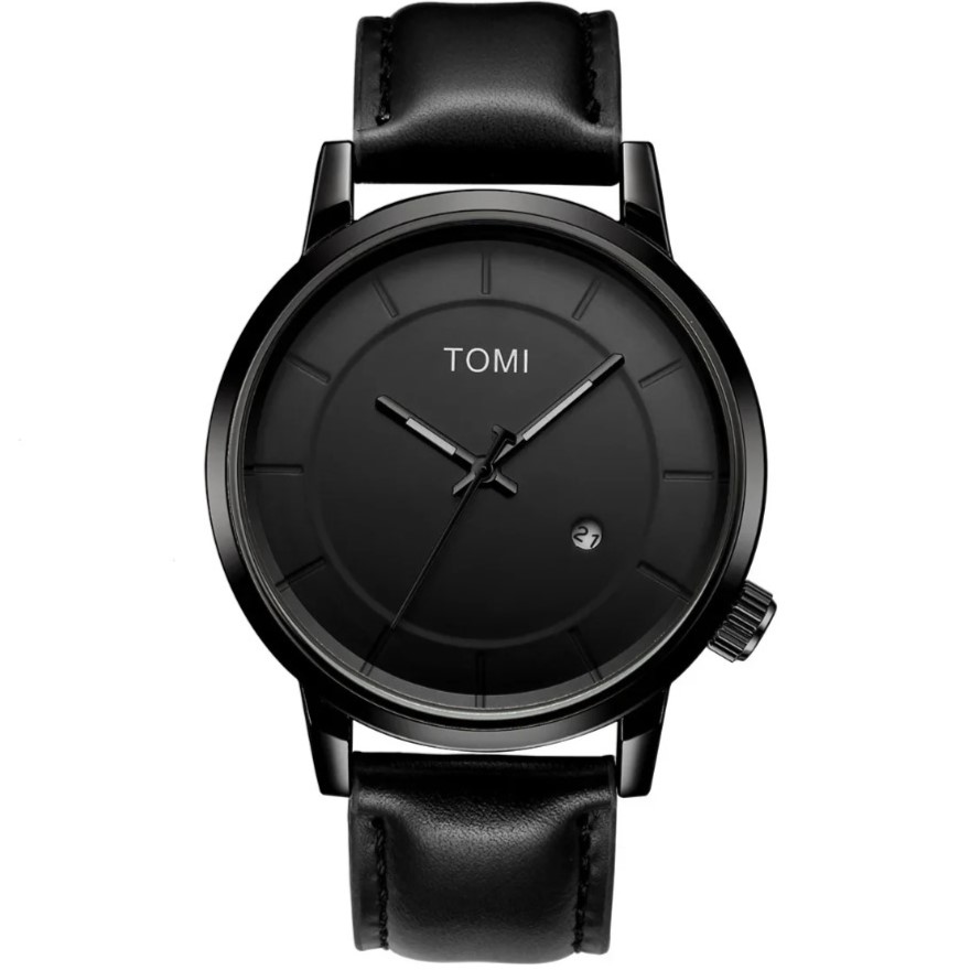 Чоловічий годинник Tomi Brand Tomi Diplomat 2471 чорний, 42 мм — фото 1