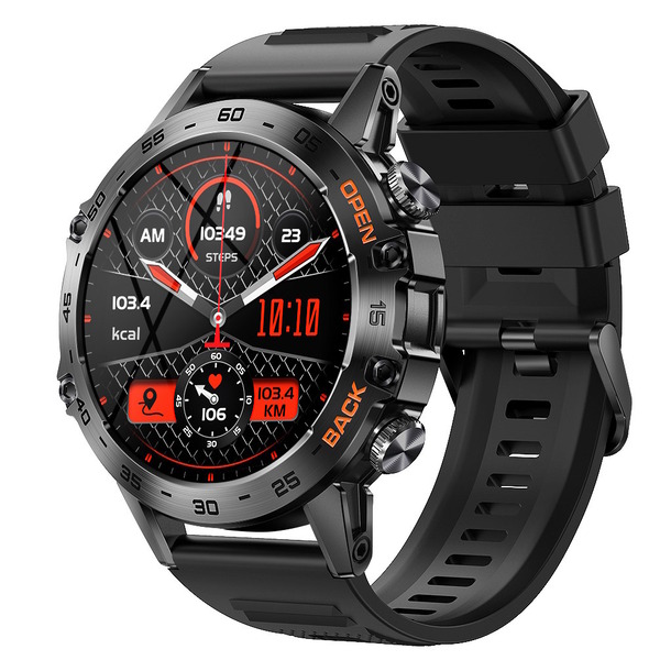 Смарт-годинник UWatch Smart Delta K52 Black Rubber з 2 ремінцями — фото 2
