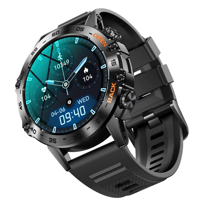Смарт-годинник UWatch Smart Delta K52 Black Rubber з 2 ремінцями — фото 9