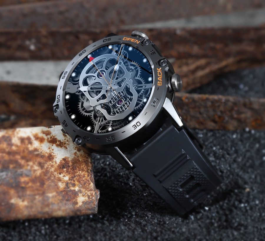Смарт-годинник UWatch Smart Delta K52 Black Rubber з 2 ремінцями — фото 10