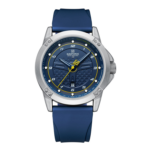 Чоловічий годинник Naviforce Lagune 1559 з темно-синім циферблатом — фото 2