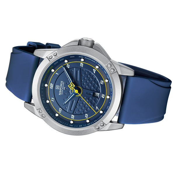 Чоловічий годинник Naviforce Lagune 1559 з темно-синім циферблатом — фото 10