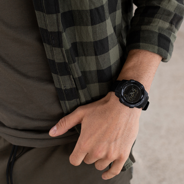 Чоловічий годинник North Edge MARS Pro Black 5BAR з фітнес-трекером — фото 3