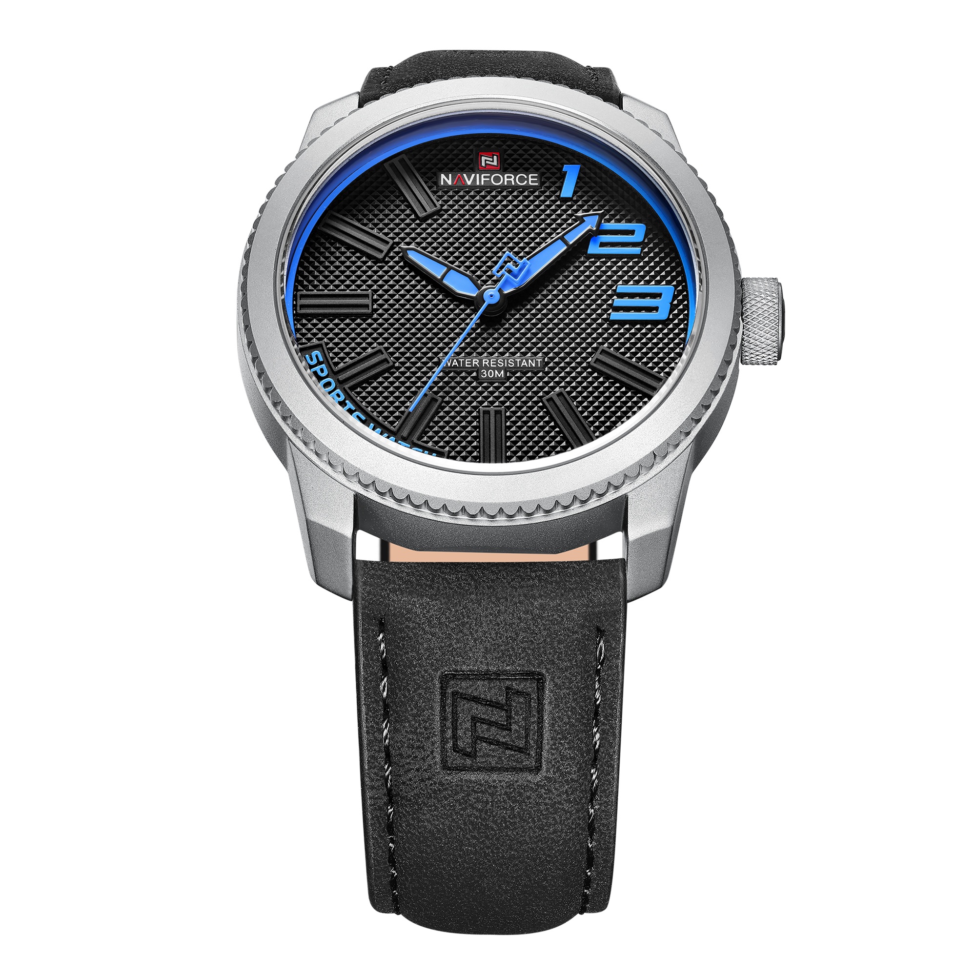 Чоловічий годинник Naviforce Nitro 2534 з механізмом Seiko та шкіряним ремінцем — фото 5