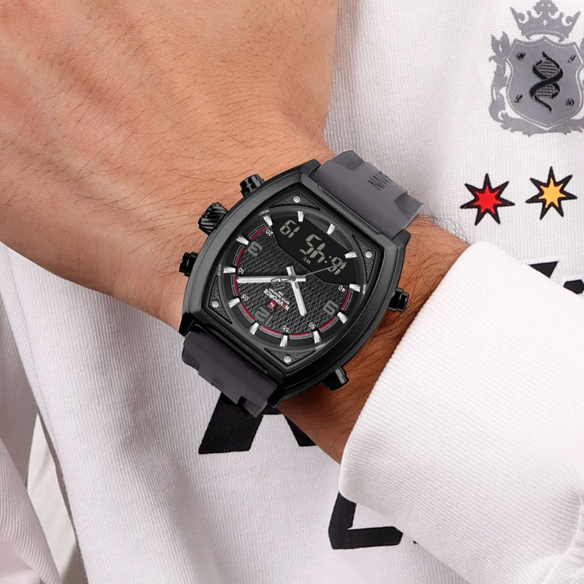 Чоловічий годинник Naviforce Ranger 2535 з японським кварцовим механізмом Seiko — фото 5