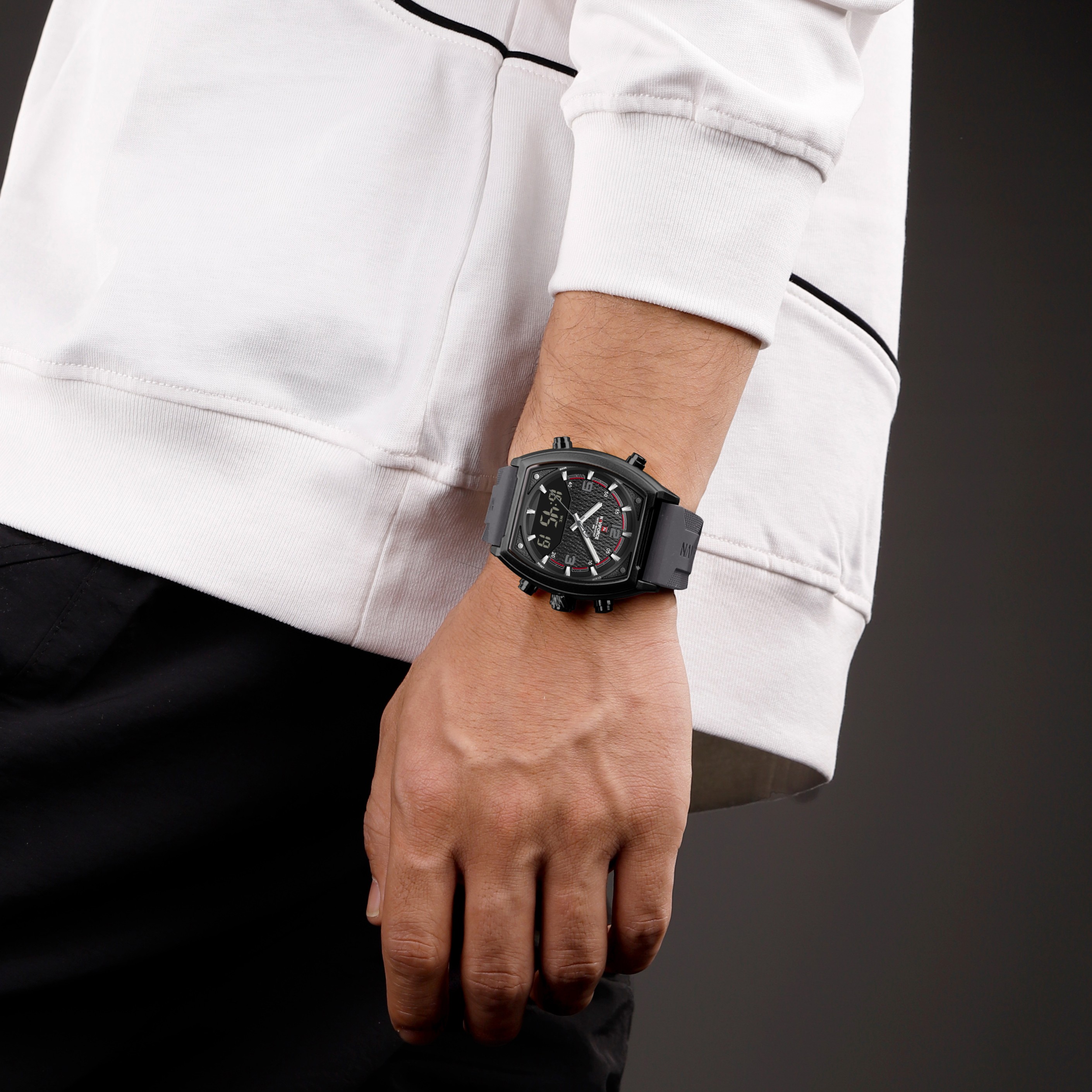 Чоловічий годинник Naviforce Ranger 2535 з японським кварцовим механізмом Seiko — фото 6