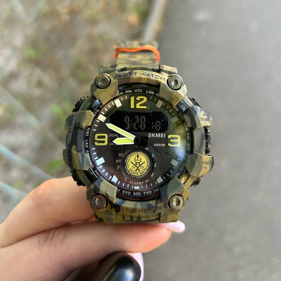 Чоловічий годинник Besta United 2380 з вашим логотипом, мілітарі, 50 мм — фото 7
