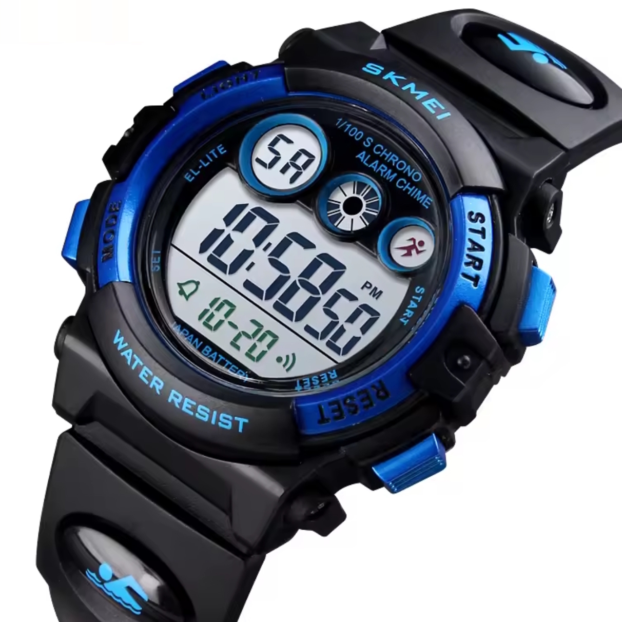 Дитячий годинник Skmei Kids DarkBlue 2191 для хлопчиків, водостійкий, чорний — фото 1