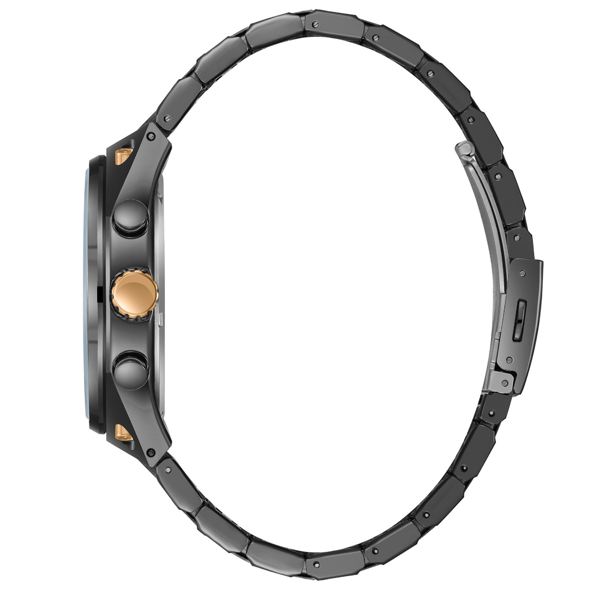 Чоловічий годинник Lee Cooper Ice Black 1838 зі сталевим браслетом, 45 мм — фото 8
