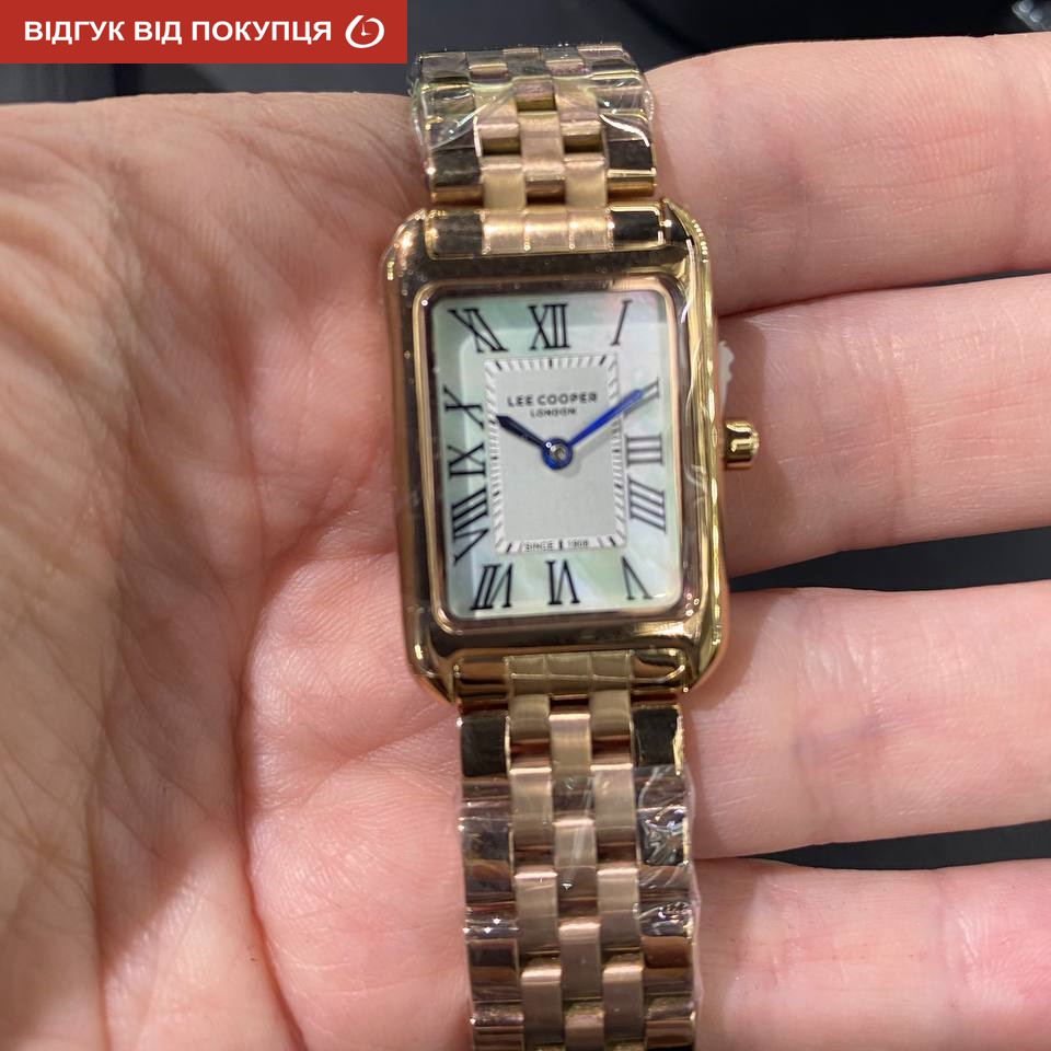 Жіночий годинник Lee Cooper Carat 1963 з браслетом у кольорі рожевого золота — фото 6