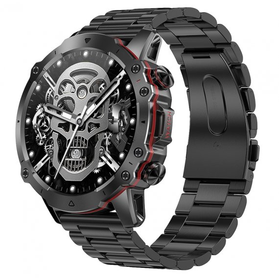 Смартгодинник UWatch Smart Forest Pro Black 1.43 OLED, Bluetooth 5.0, чорний — фото 2