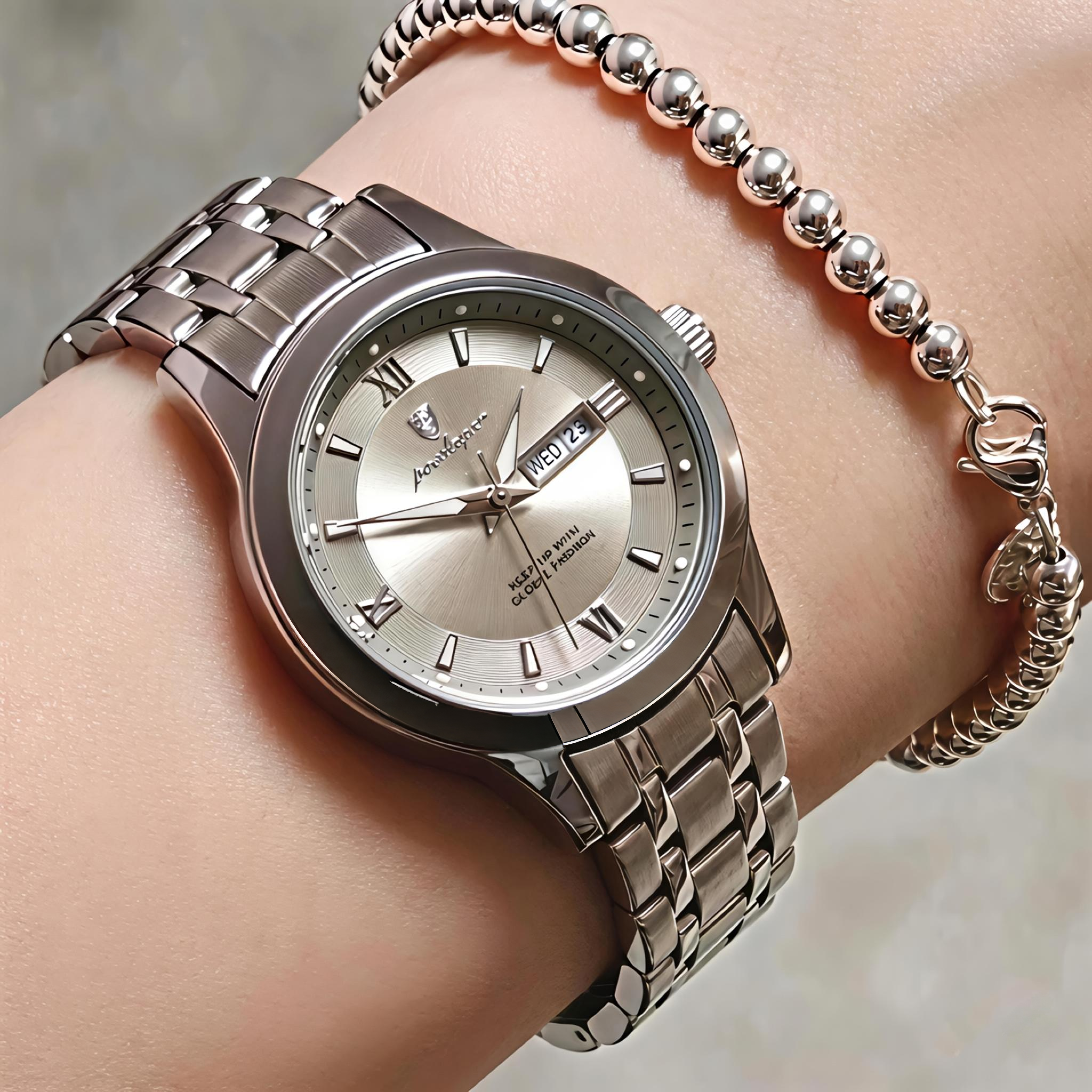 Жіночий годинник Poedagar Berlin Lady 2260 сріблястий, 31 мм — фото 9