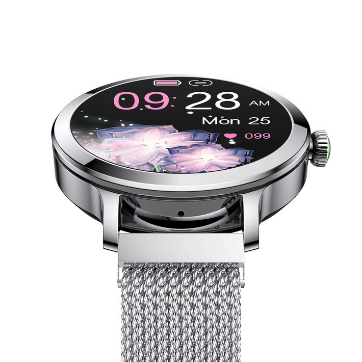 Смарт-годинник UWatch Smart VIP Lady Pro Silver сріблястий AMOLED 1.1 дюйма — фото 6