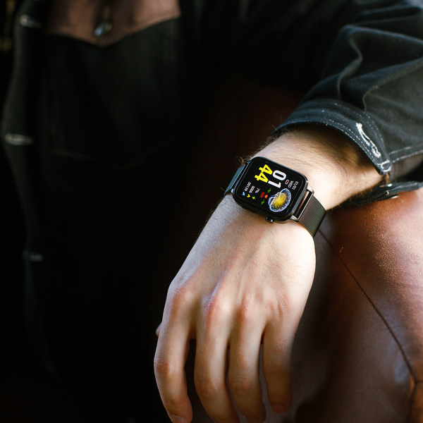 Смарт-годинник UWatch Smart F100 Black з OLED-дисплеєм 1.85″ і Bluetooth 5.0 — фото 8