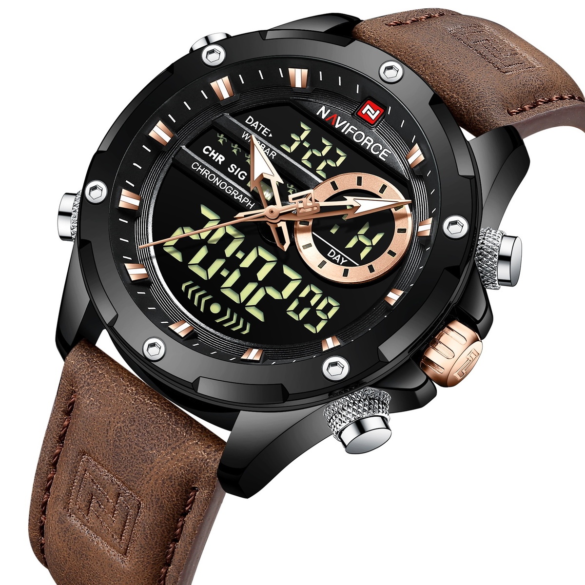 Чоловічий годинник Naviforce Pride 7723 з японським кварцовим механізмом Seiko
