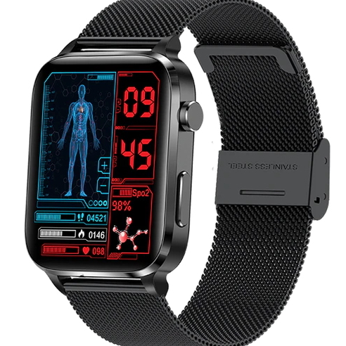 Смарт-годинник UWatch Smart F100 Black з OLED-дисплеєм 1.85″ і Bluetooth 5.0 — фото 1
