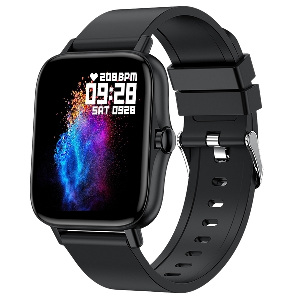 Смарт-годинник UWatch Smart Bavaro Black, чорний, OLED 1.44", Bluetooth 4.0 — фото 1