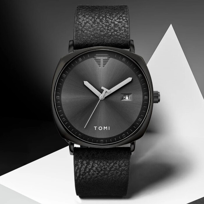 Чоловічий годинник Tomi Brand Tomi Sheff 2508 з чорним циферблатом — фото 5