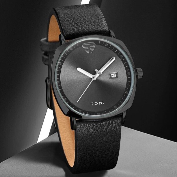 Чоловічий годинник Tomi Brand Tomi Sheff 2508 з чорним циферблатом — фото 6