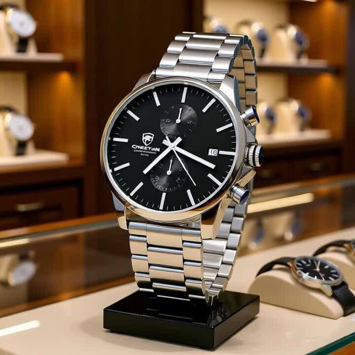 Чоловічий годинник Cheetah Monaco Silverline 2228 з двома ремінцями — фото 8