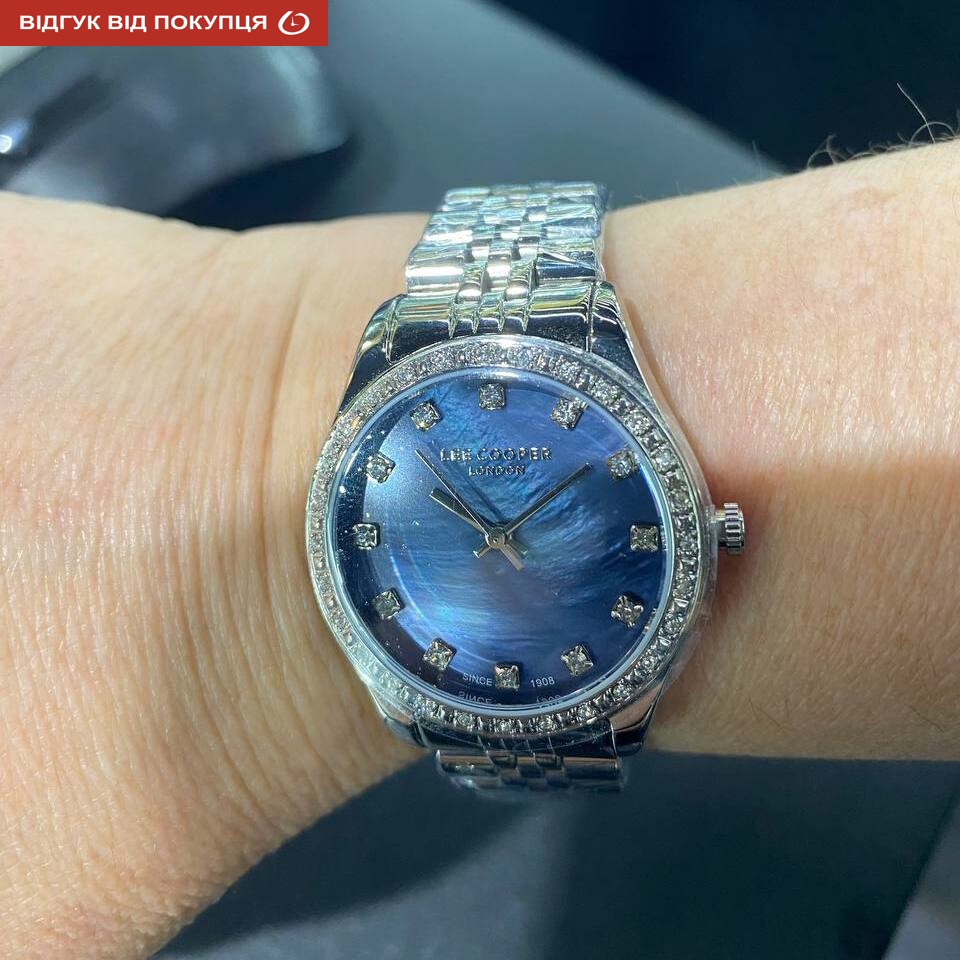 Жіночий годинник Lee Cooper Santorini BlueMarine 33 мм із синім циферблатом — фото 4