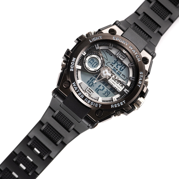Чоловічий годинник Besta Sport 1430 тактичний кварцовий чорний — фото 4
