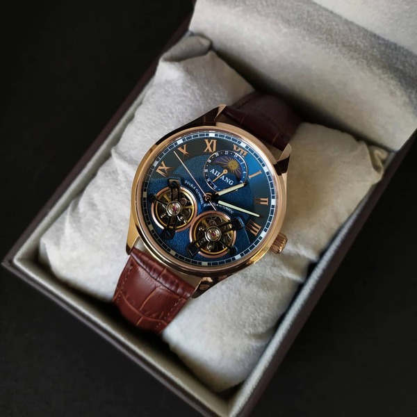 Чоловічий механічний годинник Ailang FlyWheel 8901 з автозаводом — фото 6