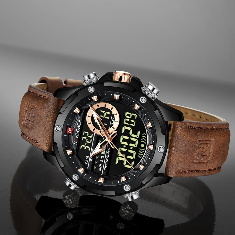 Чоловічий годинник Naviforce Pride 7723 з японським кварцовим механізмом Seiko — фото 7