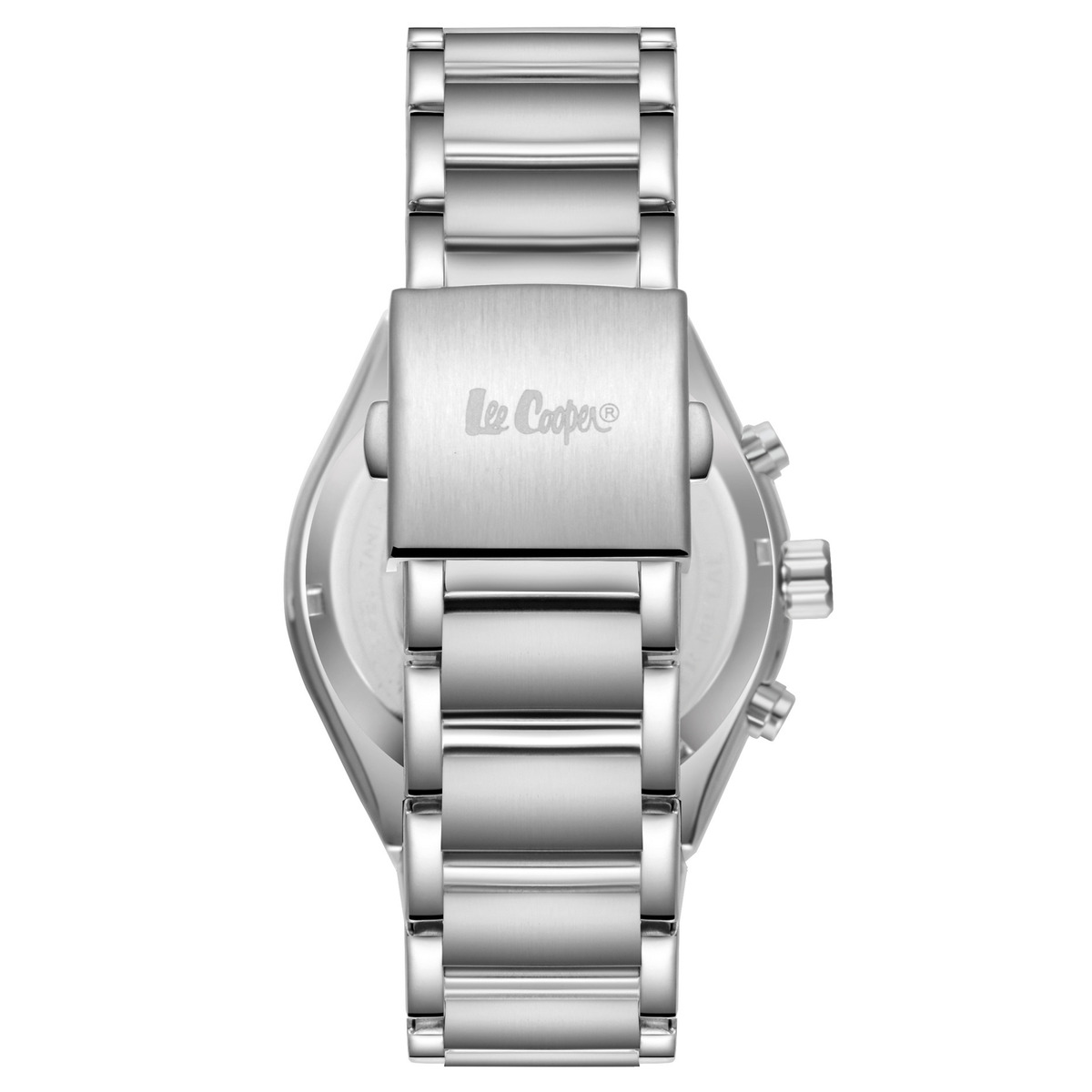 Чоловічий годинник Lee Cooper Hit Silver 1977 зі сталевим браслетом, 43 мм — фото 3