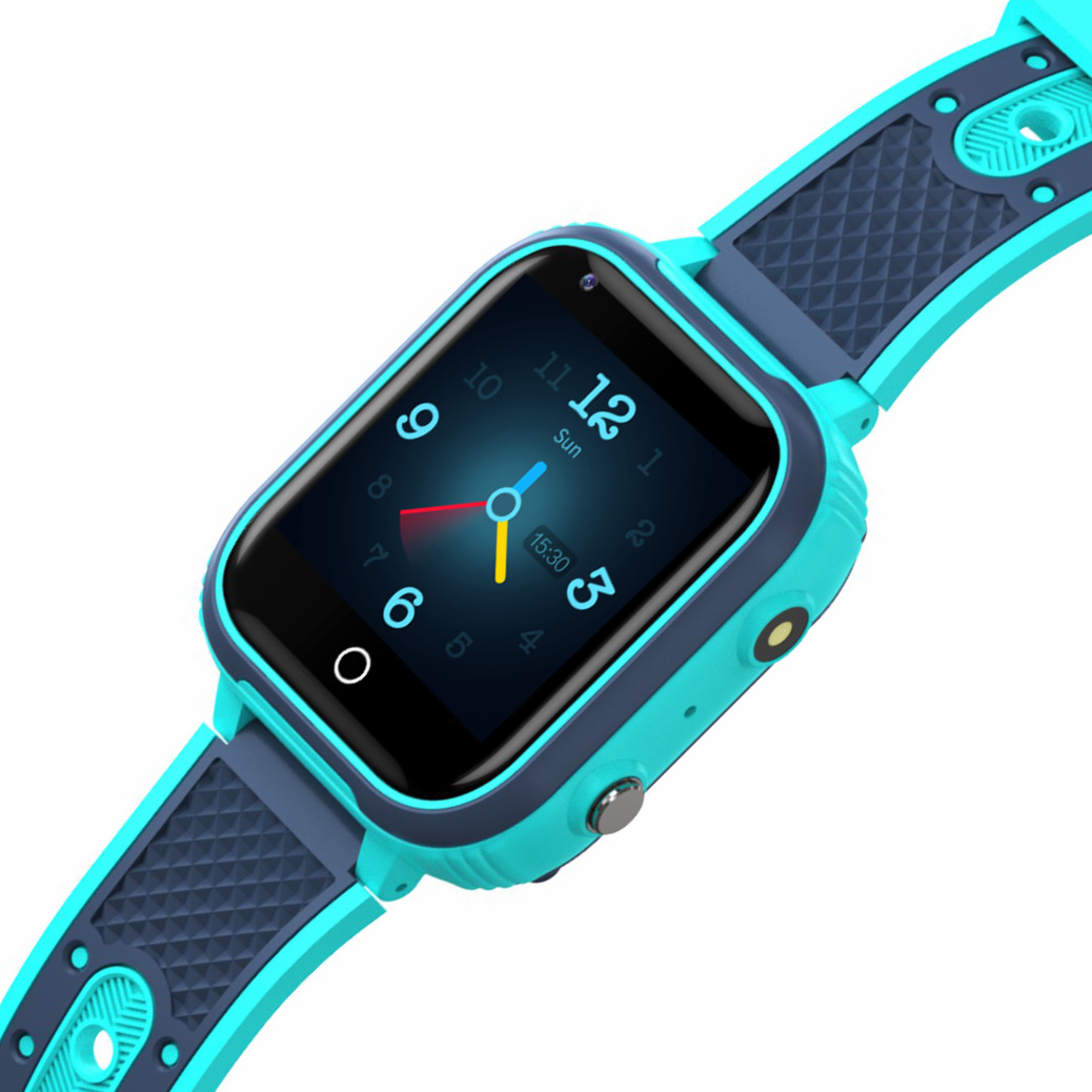 Дитячий смарт-годинник UWatch Smart Kinder GPS Tracking 4G з GPS, камерою та SOS, блакитний — фото 2