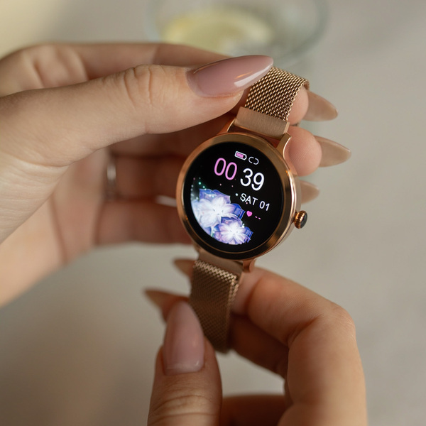 Смарт-годинник UWatch Smart VIP Lady Pro Gold золотистий з AMOLED-дисплеєм 1.1 дюйма — фото 4