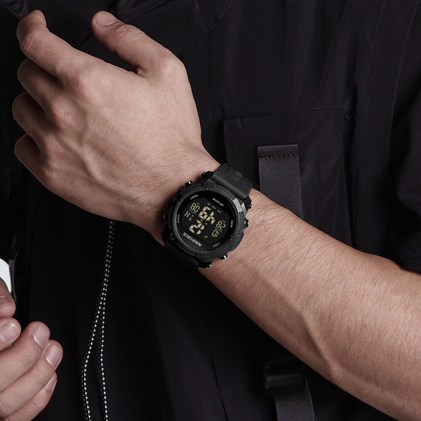 Чоловічий годинник Naviforce Europe Black 1628 з цифровим циферблатом — фото 5