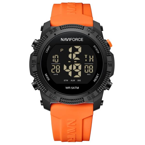 Чоловічий годинник Naviforce Europe Orange 1629 з японським кварцовим механізмом Seiko — фото 2