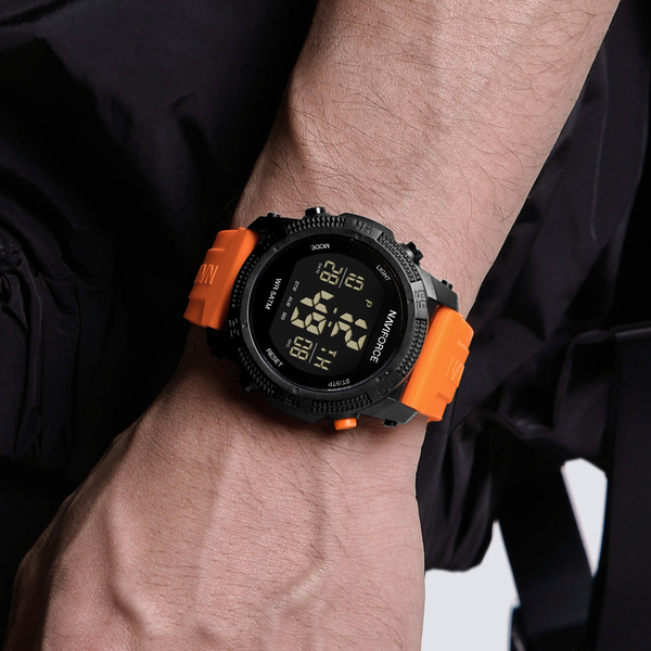 Чоловічий годинник Naviforce Europe Orange 1629 з японським кварцовим механізмом Seiko — фото 5