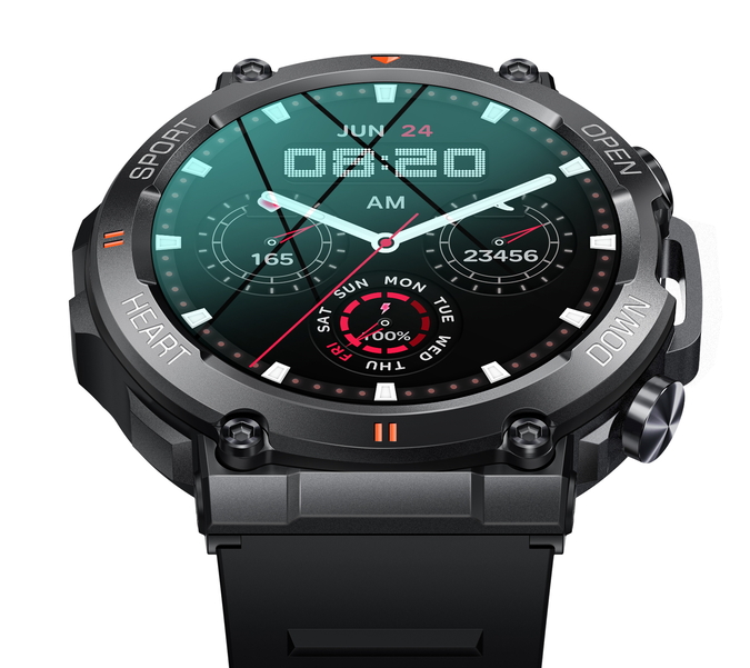 Смарт-годинник UWatch Smart Storm Black 1.32″ OLED Bluetooth 5.0 чорний — фото 8