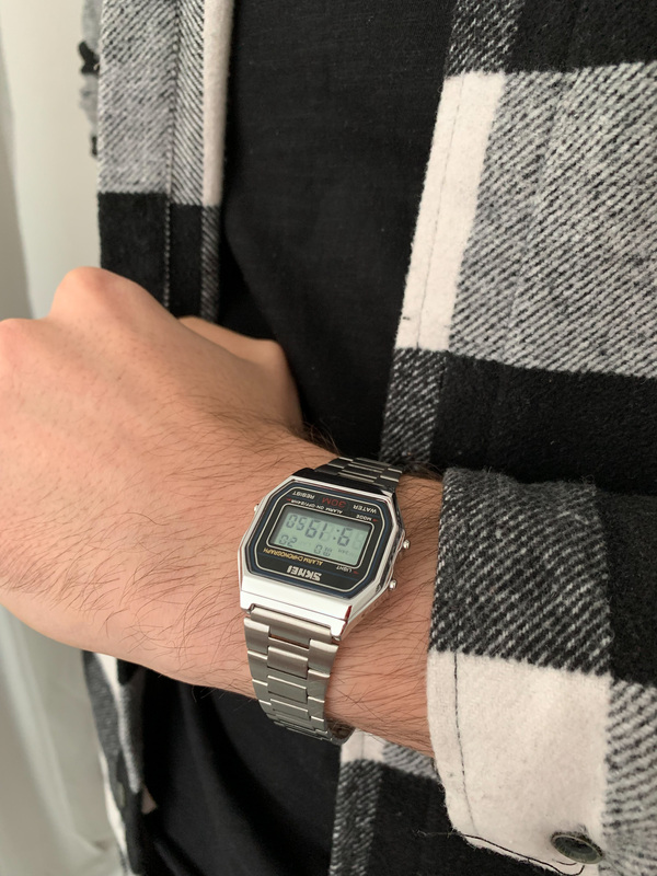 Чоловічий годинник Skmei Popular Silver 1123S зі сталевим браслетом — фото 3