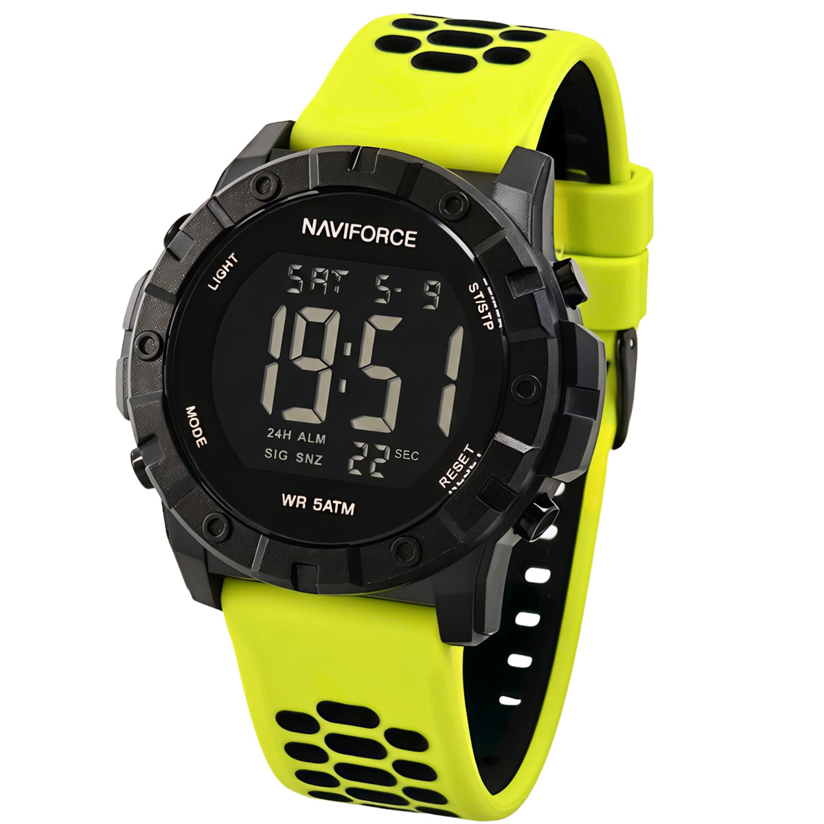 Чоловічий годинник Naviforce Professional Brutal Green 2441 з 2 ремінцями — фото 2