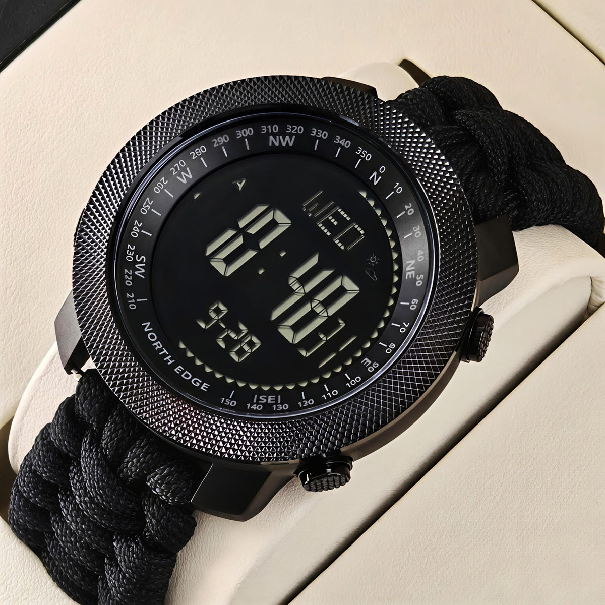 Чоловічий тактичний годинник North Edge Apache Paracord Edition з 2 ремінцями — фото 2