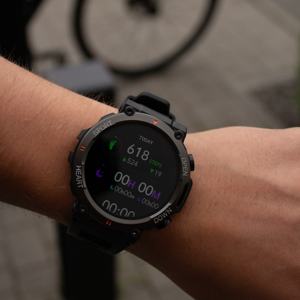 Смарт-годинник UWatch Smart Storm Black 1.32″ OLED Bluetooth 5.0 чорний — фото 10