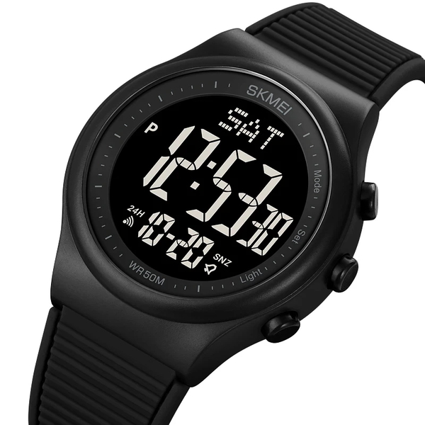 Чоловічий годинник Skmei Aston Sport 1139 з цифровим циферблатом, чорний — фото 1