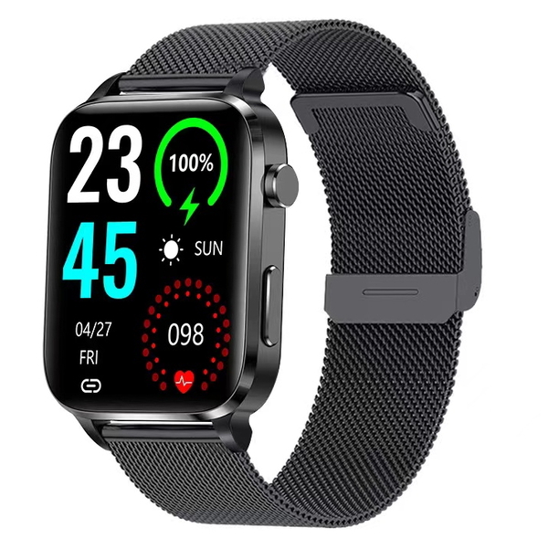 Смарт-годинник UWatch Smart F100 Black з OLED-дисплеєм 1.85″ і Bluetooth 5.0 — фото 2