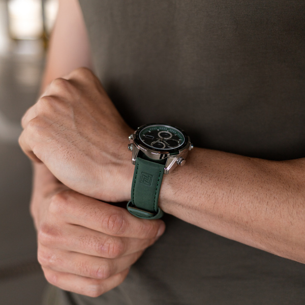 Чоловічий годинник Naviforce Fly ArmyGreen 9545 з японським кварцовим механізмом Seiko — фото 9