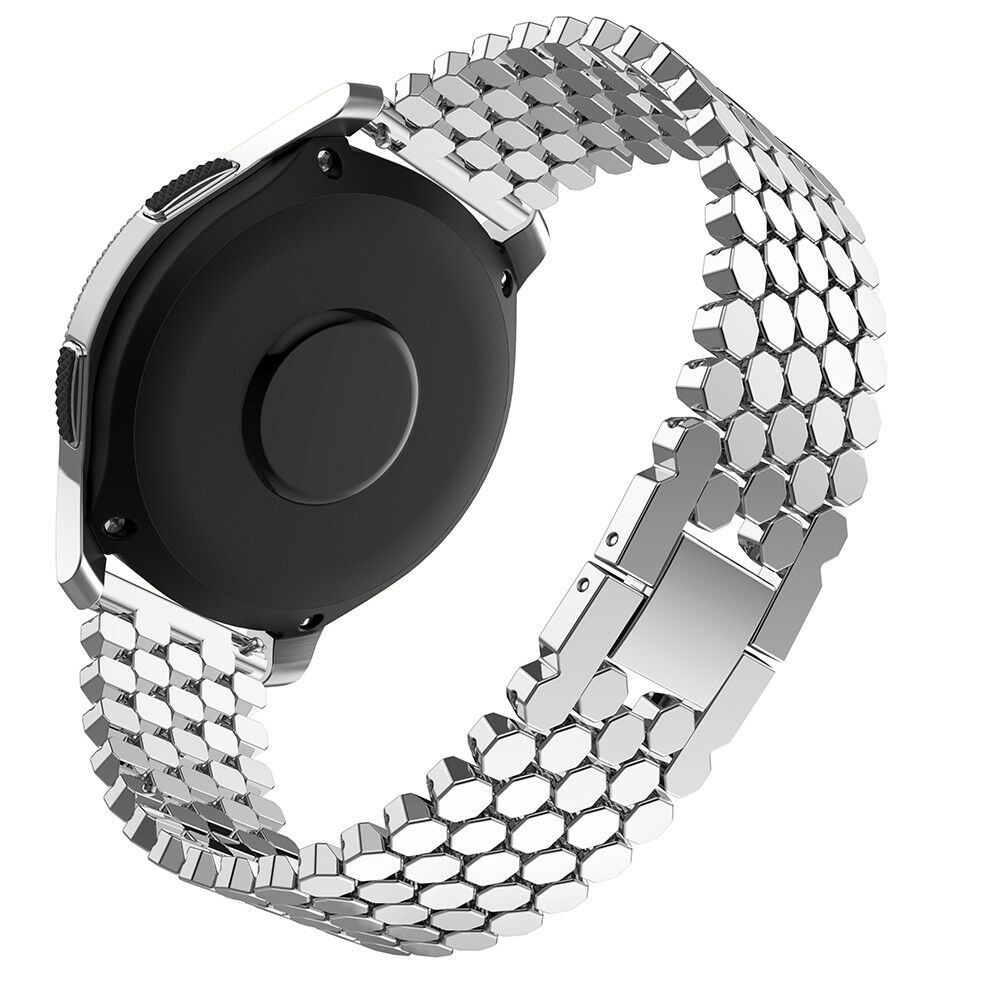 Besta Honey Silver металевий ремінець для годинника 20 мм, сріблястий — фото 1