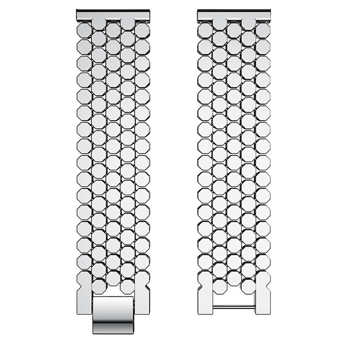 Besta Honey Silver металевий ремінець для годинника 20 мм, сріблястий — фото 4