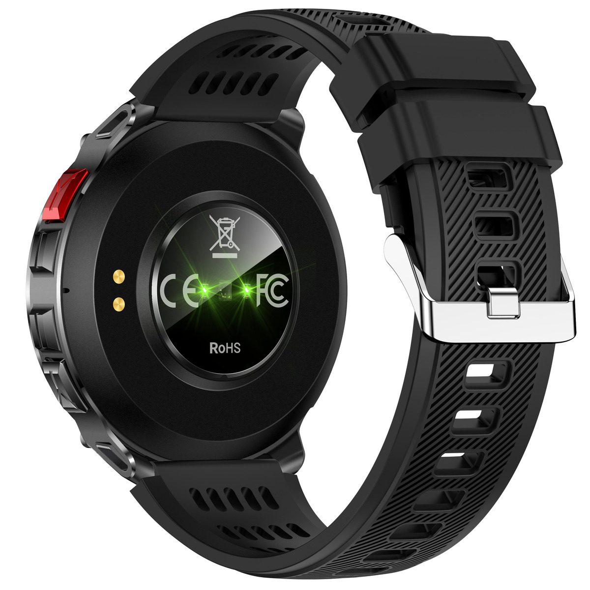 Смарт-годинник UWatch Smart Helicopter 1.7 IPS, Bluetooth-дзвінки, чорний — фото 10